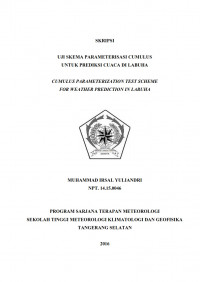 Image of UJI SKEMA PARAMETERISASI CUMULUS 
UNTUK PREDIKSI CUACA DI LABUHA