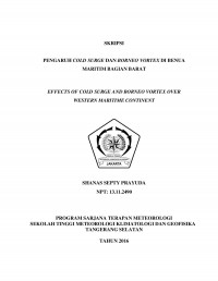 Image of PENGARUH COLD SURGE DAN BORNEO VORTEX DI BENUA MARITIM BAGIAN BARAT