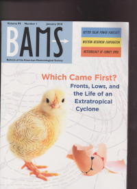 Image of BULETIN OF THE AMERICAN METEOROLOGICAL SOCIETY VOLUME 99 NUMBER 1 JANUARI 2018