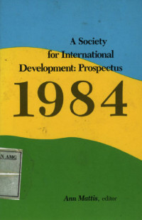 Image of A Society For International Development Prospectus