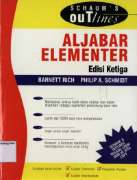 Image of ALJABAR ELEMENTER SCAUMS OUTLINES