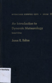 Image of An Introduction to Dynamic Meteorology
