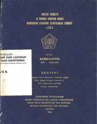 Image of Analisis Visibility Di Bandara Iswahyudi Madiun Berdasarkan Aerodrome Climatological Summary (ACS)