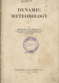 Image of An Introduction To Dynamic Meteorology Fourth Edition
