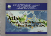 Image of Atlas Curah Hujan Di Indonesia Rata-Rata 1971-2000