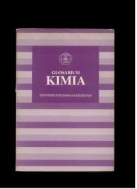 Image of Glosarium kimia