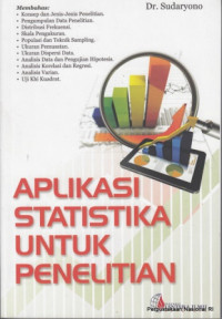 Image of Aplikasi Statistika untuk Penelitian