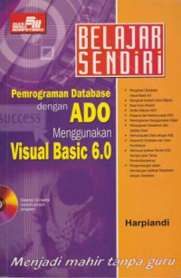Image of BELAJAR SENDIRI DENGAN ADO MENGGUNAKAN VIDUAL BASIC 6.0