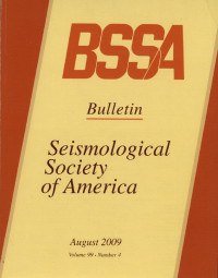 Image of BSSA Bulletin Seismologiocal Society Of America Volume 99 Number 4