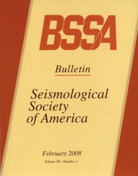 Image of BSSA Bulletin Seismologiocal Society Of America Volume 98 Number 1