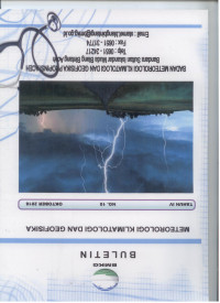 Image of BMKG PROPINSI ACEH BANDARA SULTAN ISKANDAR MUDA BLANG BINTANG ACEH TAHUN IV NO.10 OKTOBER 2016