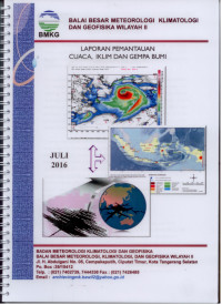 Image of BMKG LAPORAN PEMANTAUAN CUACA, IKLIM DAN GEMPA BUMI JULI 2016