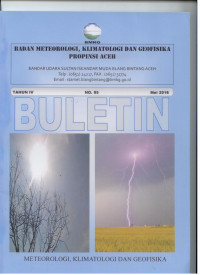 Image of Buletin BMKG Provinsi Aceh tahun IV No.05 mei 2016