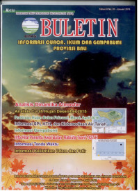 Image of BULETIN INFORMASI CUACA, IKLIM DAN GEMPA BUMI PROVINSI BALI TAHUN X NO.01-JANUARI 2016