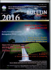 Image of BULETIN BMKG WILAYAH II CIPUTAN VOL.6 NO.04-MEI 2016