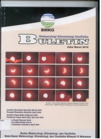 Image of Buletin  bmkg edisi maret 2016
