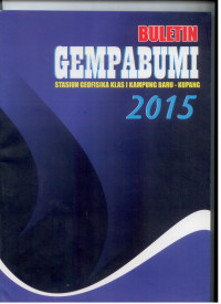 Image of Buletin gempa bumi 2015
