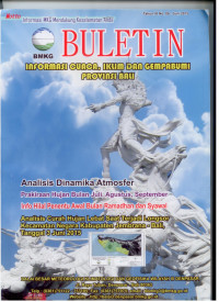 Image of Buletin informasi cuaca,iklim,gempabumi provinsi bali tahunIX.NO.06-juni