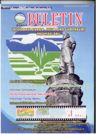Image of Buletin informasi cuaca,iklim dan gempabumi provinsi bali tahun IX NO.11-NOVEMBER 2015