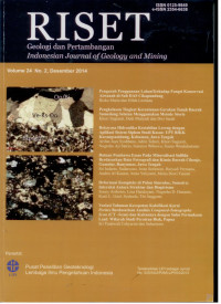 Image of Buletin RISET geologi dan pertambangan volume 24 no.2,desember 2014