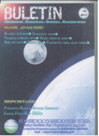 Image of Buletin bmkg mei 2013