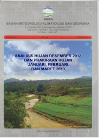 Image of Buletin bmkg tahun XXV NO.04 Januari 2013