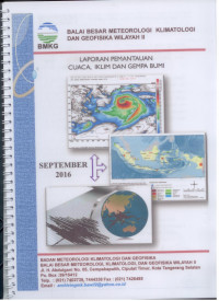 Image of LAPORAN PEMANTAUAN CUACA,IKLIM DAN GEMPA BUMI SEPTEMBER 2016