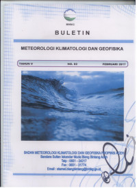 Image of BULETIN METEOROLOGI KLIMATOLOGI GEOFISIKA FEBRUARI 2017