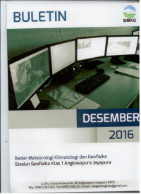Image of BULETIN BMKG KLAS 1 ANGKASAPURA JAYAPURA DESEMBER 2016