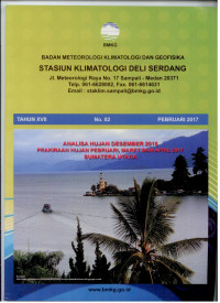 Image of BMKG STASIUN KLIMATOLOGI DELI SERANG PEBRUARI 2017