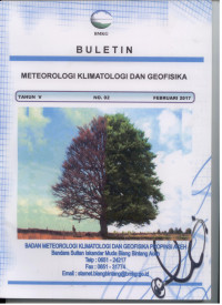 Image of BULETIN METEOROLOGI KLIMATOLOGI DAN GEOFISKA TAHUN V NO 02 FEBRUARI 2017