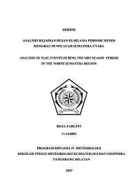 Image of Analisis Kejadian Hujan Es Selama Periode Musim Kemarau di Wilayah Sumatera Utara