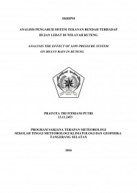 Image of ANALISIS PENGARUH SISTEM TEKANAN RENDAH TERHADAP HUJAN LEBAT DI WILAYAH RUTENG