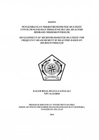 Image of PENGEMBANGAN MIKROTREMOMETER MULTISITE UNTUK PENGUKURAN FREKUENSI SECARA REALTIME BERBASIS MIKROKONTROLER