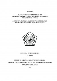 Image of RANCANG BANGUN TRAINER BOARD  MIKROKONTROLER ATMEGA16 SEBAGAI PENDUKUNG PRAKTIKUM DI STMKG