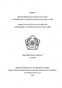 Image of SISTEM PREDICTIVE MAINTENANCE PADA ANEMOMETER DAN TIPPING BUCKET SECARA REAL TIME