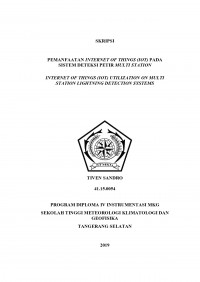 Image of PEMANFAATAN INTERNET OF THINGS (IOT) PADA SISTEM DETEKSI PETIR MULTI STATION