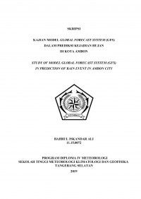 Image of Kajian Model Global Forecast System (GFS) Dalam Prediksi Kejadian Hujan Di Kota Ambon