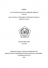 Image of UJI SENSITIVITAS MODEL WRF SEBELUM DAN SETELAH
ASIMILASI DATA UNTUK PREDIKSI CUACA DI ACEH BESAR