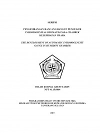 Image of PENGEMBANGAN RANCANG BANGUN PENGUKUR INHOMOGENITAS OTOMATIS CHAMBER KELEMBAPAN UDARA