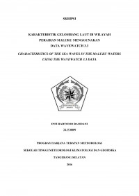 Image of KARAKTERISTIK GELOMBANG LAUT DI WILAYAH PERAIRAN MALUKU MENGGUNAKAN DATA WAVEWATCH 3.3