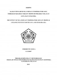 Image of Kajian Pengaruh Sea Surface Temperature (SST) terhadap Kejadian Siklon Tropis di
Perairan Selatan Jawa dan Sumatera