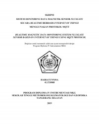 Image of SISTEM MONITORING DATA MAGNETIK SENSOR FLUXGATE SECARA REALTIME BERBASIS INTERNET OF THINGS MENGGUNAKAN PROTOKOL MQTT