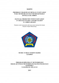 Image of Prediksi Curah Hujan Dengan Fuzzy Logic Pada Musim Hujan Dan Musim Kemaru Di Wilayah Ambon