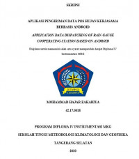 Image of Sistem Informasi Pengiriman Data Pos Hujan Kerjasama Berbasis Android