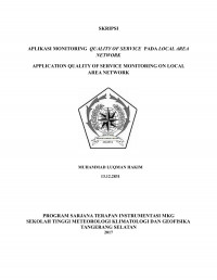 Image of APLIKASI MONITORING  QUALITY OF OSERVICE  PADA LOCAL AREA NETWORK