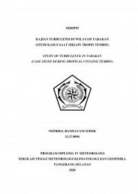 Image of Kajian Turbulensi Di Wilayah Tarakan (Studi Kasus Saat Siklon Tropis Tembin)
