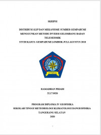 Image of Distribusi Slip Dan Mekanisme Sumber Gempabumi Menggunkan Metode Inversi Gelombang Badan Teleseismik