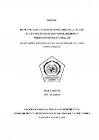 Image of RANCANG BANGUN SISTEM MONITORING GAS CO DAN CO₂ UNTUK PENCEMARAN UDARA BERBASIS MIKROKONTROLER ATMEGA328