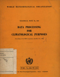 Image of Data Processing For Climatologycal Purposes